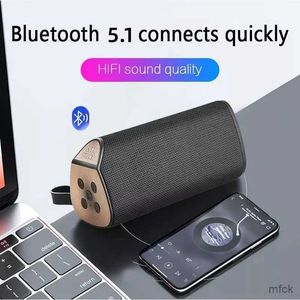 Draagbare luidsprekers Draadloze krachtige Bluetooth -luidspreker Bass Wireless Speakers Subwoofer Waterdichte geluidskastondersteuning TF TWS USB Flash Drive