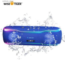 Draagbare luidsprekers WISETIGER F10C Beat Boom IPX7 waterdichte Bluetooth-luidspreker draagbare luidspreker 25W BT5.3 stereo surround draadloze buitenluidspreker Q240328