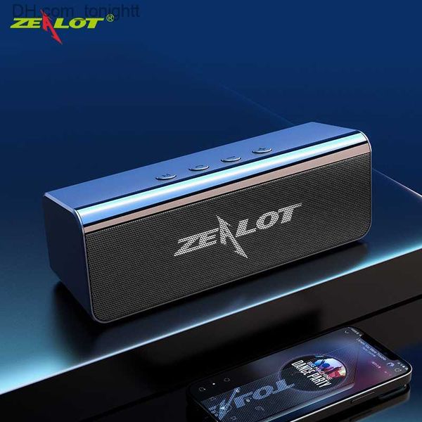 Altavoces portátiles Zealot S31 Altavoz Bluetooth inalámbrico al aire libre impermeable altavoz portátil con estéreo fuerte y graves en auge 12H tiempo de reproducción para el hogar Q230904