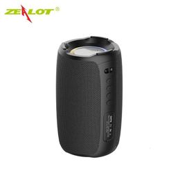 Draagbare luidsprekers Zealot S61 Portable Bluetooth -luidspreker Dubbele diafragma draadloze subwoofer waterdichte outdoor sound box stereo muziek surround 230314