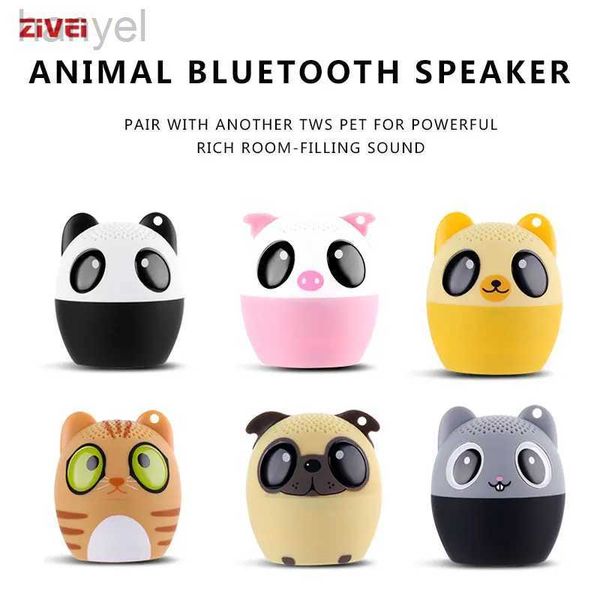 Altavoces portátiles ZIVEI TWS Altavoz inalámbrico Micro Bluetooth Alta fidelidad de gama alta Potente caja de sonido Altavoz para regalo - Controlador de audio de 3 W - Selfie remoto24318