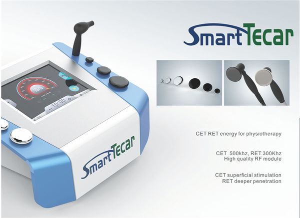 Machine RF de thérapie tecar intelligente physique portative pour le sport, soulagement des blessures sportives et des douleurs corporelles