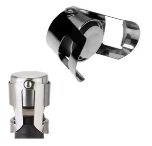 Tapón de vino de acero inoxidable portátil sellado al vacío tapón para botella de champán herramientas de barra 313QH