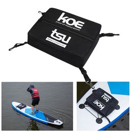 Sac de rangement Paddle Board portable Sac de rangement scellé Aliments légers avec des accessoires de kayak de boucle à fixation 240418