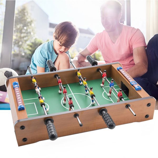 Table portable Foosball Kids Wooden Machine Desk Game Football Children Toy Toy Gift For Home Bar Party Soccer Tables Divertissement