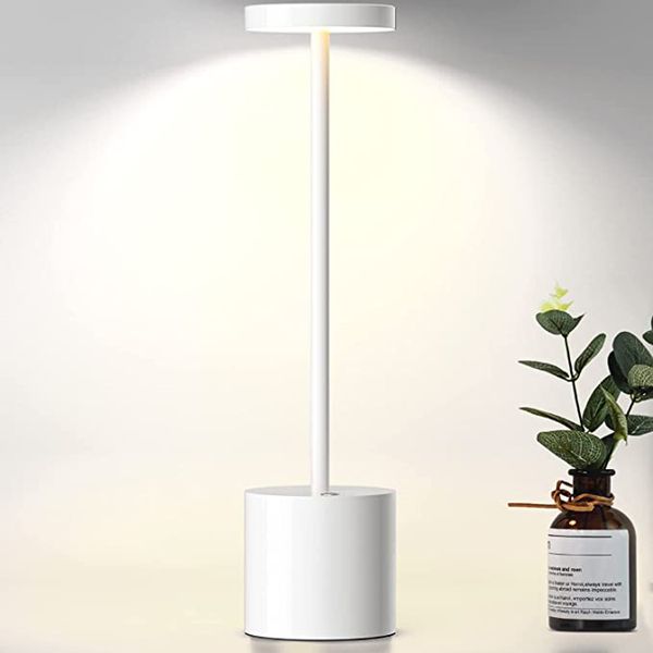 Lampe de table portable veilleuse 5000mAh LED sans fil rechargeable salle à manger chambre salon tactile table lampe de bureau pour étude lecture