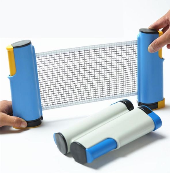 Portable Table Tennis Net Anywhere Rettractable Ping Pong Pong Postnet Rack pour toute table Gym à domicile Équipements d'exercice 4 Couleurs 2012252251422