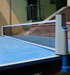 Filet de tennis de table portable, support de poteau de ping-pong rétractable réglable pour tout outil de sport à domicile DHL265m3877069
