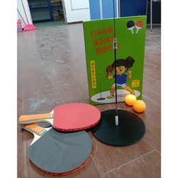 Table de tennis de table portable Table de tennis de tennis de tennis de la machine d'entraînement à arbre doux élasticité enfant adulte ping-pong entraînement