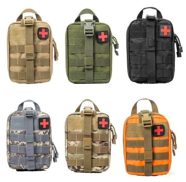 Accesorios de kit médico táctico portátil Bag de cintura táctica Camuflage Bolsa multifuncional al aire libre Mountaineer