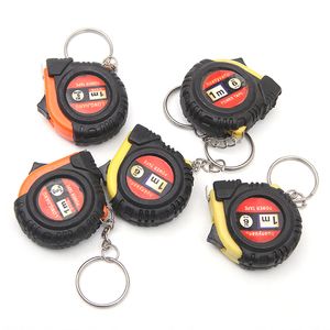 Draagbare meetlint Keychain Keyring Party Favor van het meten van liniaal huishoudelijke meetinstrumenten Aangepast logo