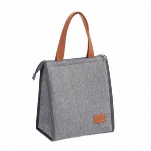 Sac à lunch fourre-tout portable Sac isotherme frais Sac de voyage en famille Boisson pique-nique Snack Garder le sac de rangement frais Femmes Hommes Bento Box 65qd #