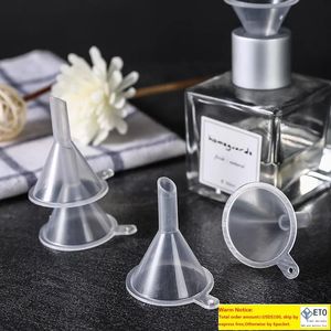 Draagbare transparante mini -trechters kleine plastic knelpuntenflessen Inpakken Hulpgereedschap Keukenbar Dining Accessoire
