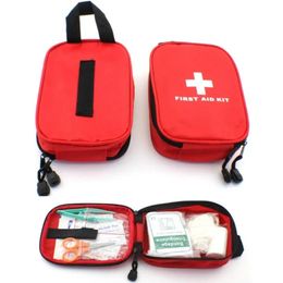 Kit de emergencia de primer auxilio de viajes portátiles kit de emergencia kit médico kit adecuado para automóviles familiares para acampar al aire libre