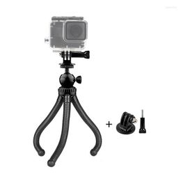 Portable Tripod Flexible Octopus Travel Mini Mobiele telefoon Bracket Monopod Selfie Stick voor camera DSLR Tripods Loga22