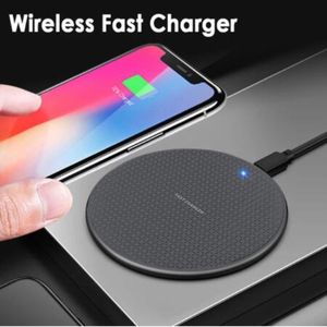 Chargeur sans fil rapide 10W, pour iPhone 15 14 13 12 mini 11 Pro X XS Max XR X USB Qi, tapis de chargement S23 S22 S21 Huawei