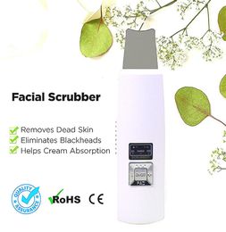 Portable Ultrasone Skin Scrubber Machine Ultrasound Facial Scrubber Face Electric Deep Scraper9408733