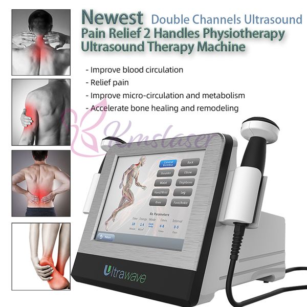 Machine portative de thérapie par ultrasons, chauffage en profondeur, ondes sonores à haute fréquence pour le soulagement de la douleur