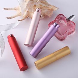 Bouteille de parfum en aluminium haut de gamme portable 10ml parfums compacts après-rasage atomiseur parfum verre bouteilles de parfum-bouteille vaporisateur