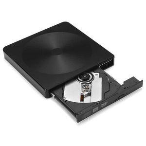 Unidad óptica portátil USB 3,0 DVD-ROM para ordenador, unidad externa delgada de CD ROM, lector de disco, reproductor de escritorio y portátil