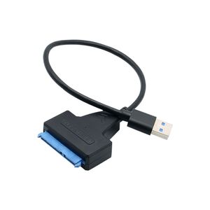 Câble USB 3.0 SATA 3 portable adaptateur Sata vers USB jusqu'à 5 Gbps prise en charge disque dur SSD externe 2.5 pouces câble Sata III 22 broches
