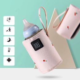 Portable USB Babinet Bottle Sac de réchauffeur de voyage Voyage Milk Chaussure Bouteille d'alimentation pour nourrisson Couvrette chaude D08C 231222