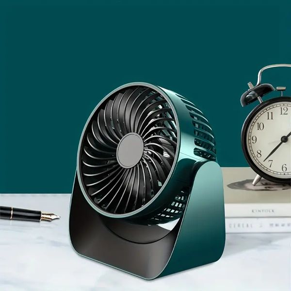 Ventilateur USB portable, moteur sans balais en cuivre pur, vent ultra-silencieux et puissant, batterie 2000 mAh 1860 en option, certifié CEFCC - double usage Tattery/USB