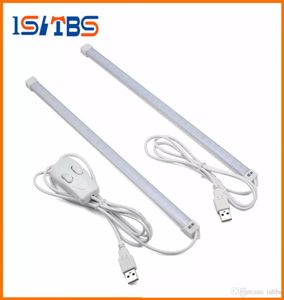 Draagbare USB LED Night Light DC 5V Hard rigide leeslamp strips LED's Tube lamp Desktafel Boek Werkstudie Verlichting1496474