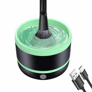 Portable USB Maquillage Brosse Cleaner Machine Silice Électrique Brosse Cosmétique Propre Sécheuse Outil Automatique Wing Spinner Gadget t94L #