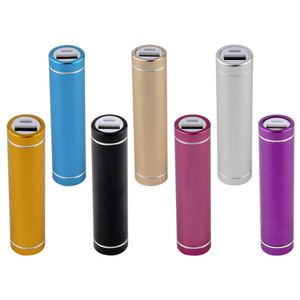 Cilinder Metalen Draagbare USB Mobiele Power Bank Oplader Pack Box Batterij Case 1A voor 1x18650 DIY Solderless