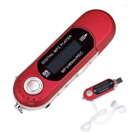 Tragbarer USB-MP3-Musikplayer mit digitalem LCD-Bildschirm, 4G- oder 8G-Speicher, wiederaufladbare Mini-Player, FM-Radio-Funktion