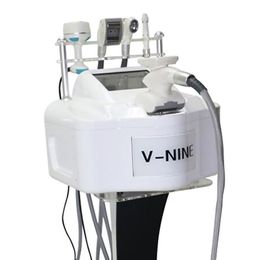 Draagbare V9 Vela Gezicht Lifting Rimpel Verwijderen Vet Verwijderen Lichaam Vormgeven 40K Cavitatie Vacuüm Roller Massage Afslanken Machine