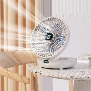 Draagbare ventilatie Air Multifunctionele vouwventilator Mini Desktop USB Wall gemonteerde opvouwbare tabelmodel Fans