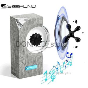 Musique visuelle Portable Rythme Magnétique Pick-up en haut-parleurs de bureau Ferrofluid Affichage de la lampe de danse Aimant liquide Toy Toy J240117