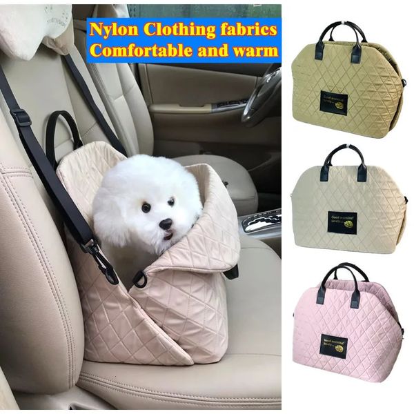 Portable Kennel Pet Pet Dog Sac Car Seat Contrôle non folie S Puppy Cat Bed Chihuahua Produits 240508