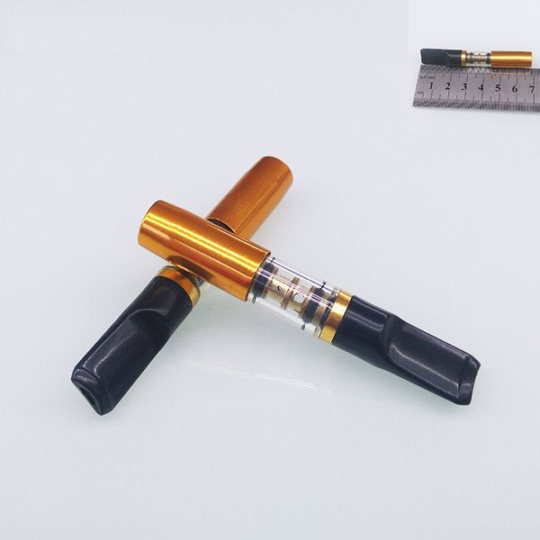 Soporte de cigarrillo magnético lavable portátil, soporte de filtro dorado para cigarrillo, accesorios de filtro de boquilla de tubo de Metal tallado