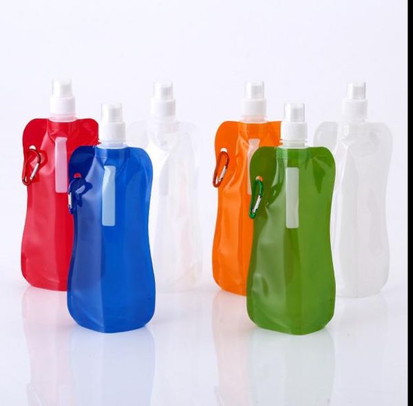 Sac d'eau Portable, articles pour boissons, sacs de bouteille pliables ultralégers, fournitures de sport de plein air, randonnée, camping, flacon souple pliable, liquide