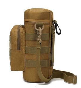 Draagbare Waterfles Carrier Cover Bag Case Tactical Army Kettle Pouch Houder Met Schouderriem Outdoor fietsen kamperen moet packs Tool