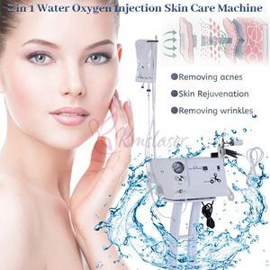 Draagbare Water Zuurstof Injectie Huidverzorging Machine Straal Peeling Spuitpistool Gezicht Diepe Cleaning Beauty Apparatuur