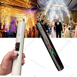 Machine de torch à main de mariage portable réutilisable pour la fête de la fête du couple DJ sans batterie Fountaine de travail de feu pyro froid 240430