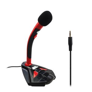 Micrófono portátil con cable para ordenador, Karaoke profesional, micrófono de estudio de Audio para PC, interruptor de encendido, micrófono de grabación para grabación de PC