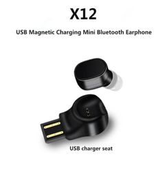 Casque Bluetooth sans fil portable x12 voiture Bluetooth Bluetooth USB MAGNETIN CHARGING MINI BLUETOOTH EARphone S530 Sport Headset 27964532
