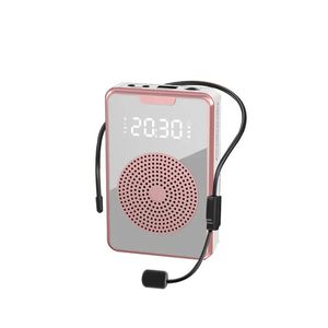 Microphone portatif sans fil d'amplificateur de voix de Bluetooth enseignant le mégaphone petite abeille haut-parleur pour le guide touristique extérieur d'enseignant 240113