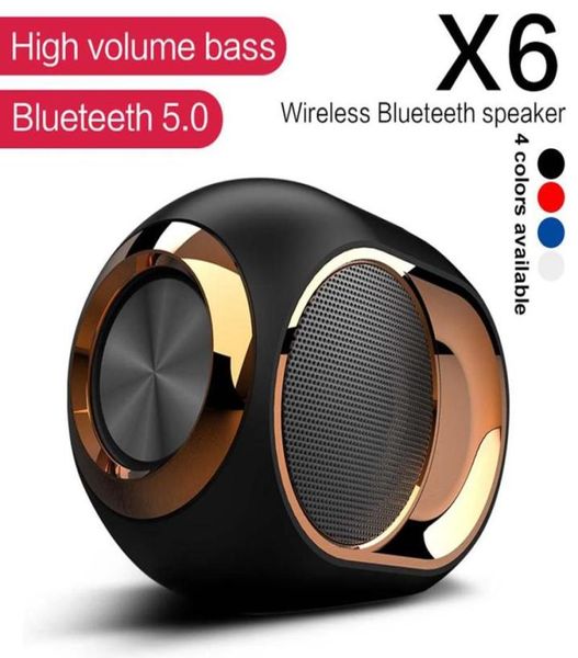 Haut-parleur sans fil portable Hifi Bass Bluetooth Sound Board étanche Musique étanche Ball Ball Subwoofer FM Radio TWS SD AUX2723366