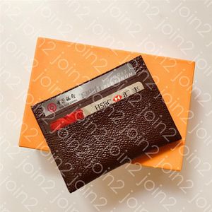 Porte Cartes Double M62170 Hoogwaardige mode creditcardhouder Wallet Cardholder Busholder Bussiness Card Case Icononische Eclipse Waterdicht189y