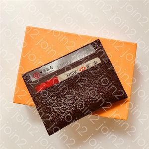 Porte Cartes Double M62170 Hoogwaardige mode creditcardhouder Wallet Cardholder Busholder Bussiness Card Case Icononische Eclipse Waterdichte250S