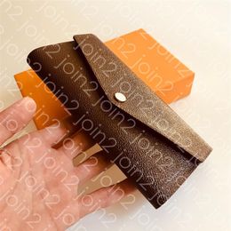 Portefeuille sarah portefeuille de haute qualité pour femmes enveloppe enveloppe de style portefeuille du portefeuille de portefeuille emblématique toile étanche brune 307p