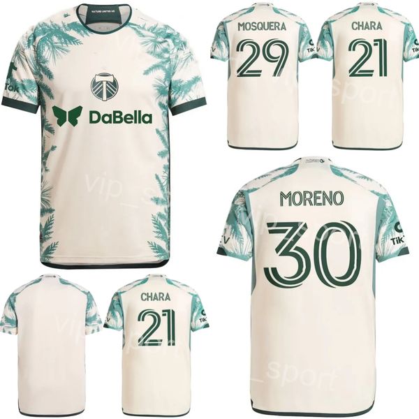 Portland Timbers 24-25 Fútbol 22 Cristhian Paredes Jersey Mans 21 Diego Chara 19 Eryk Williamson 9 Felipe Mora 30 Santiago Moreno 27 Dairon Asprilla Camiseta de fútbol