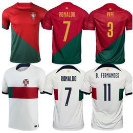 Portugal 2022-23 Thai Quality Soccer Jerseys DALOT PEPE RUBEN DIAS RAPHAEL PALHINHA RONALDO B FERNANDES R LEAO VITINHA R NEVES JOAO CAN 203O