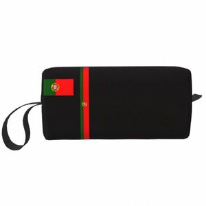 Portugal Drapeau Trousse de toilette pour les femmes Portugais Fierté Maquillage Cosmétique Organisateur Dames Beauté Sacs de rangement Dopp Kit Case Box y2jR #